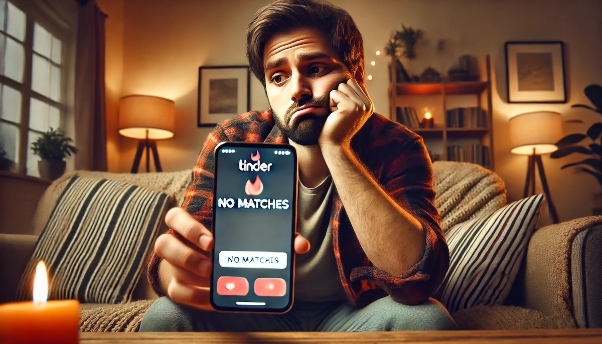 Pas de match sur tinder